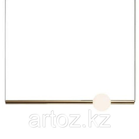 Светильник подвесной ORION TUBE Horizontal (gold), фото 1