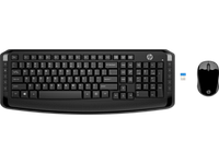 Беспроводная клавиатура и мышь HP Wireless Keyboard and Mouse 300 3ML04AA (Black)