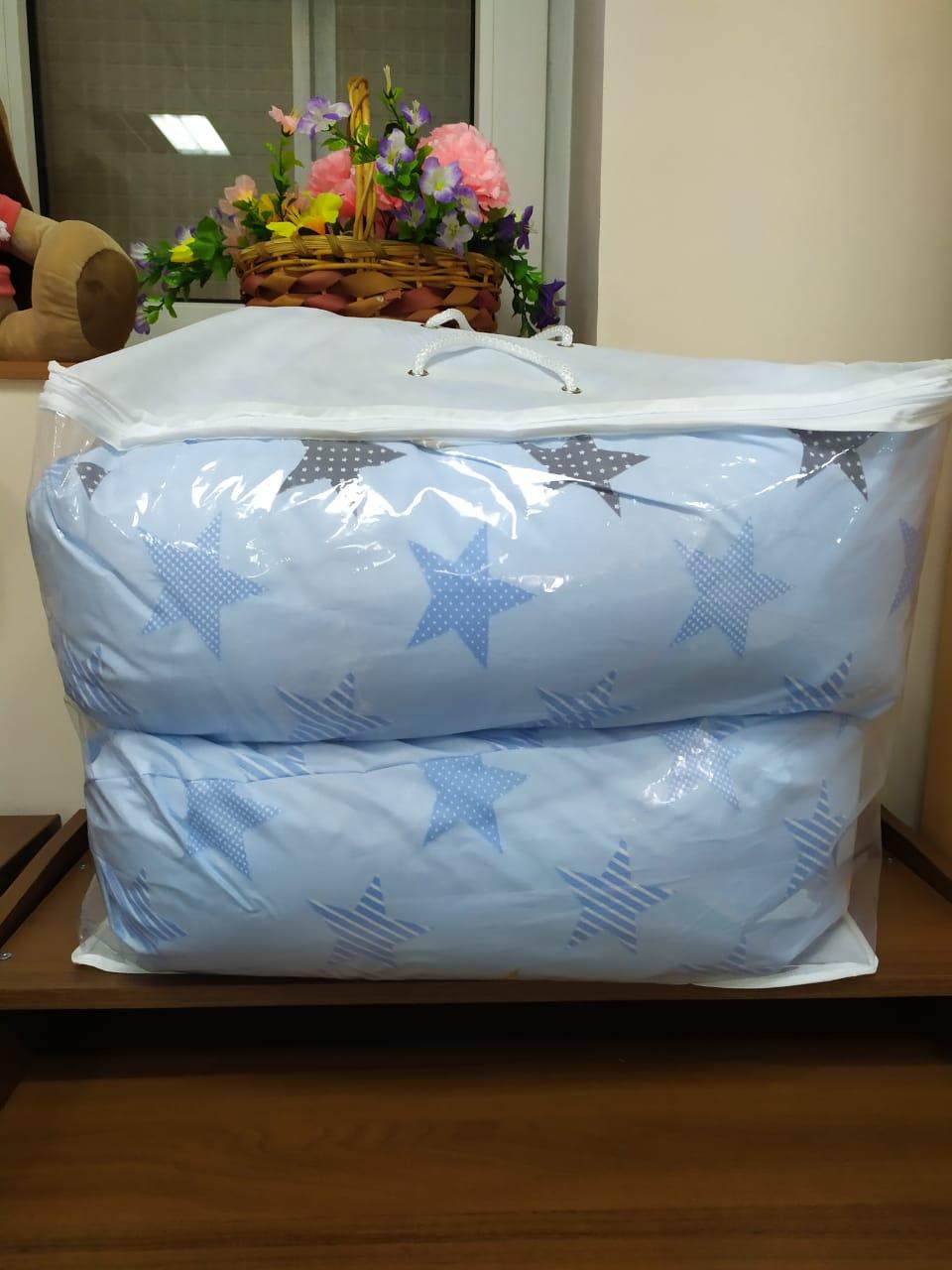 Подушка для беременных Звезды/голубой, фото 1