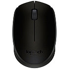 Мышь беспроводная Logitech B170 Black (черная, оптическая, 1000dpi, 2.4 GHz/USB-ресивер) 910-004798