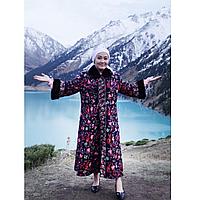 Женское пальто с норковым воротником