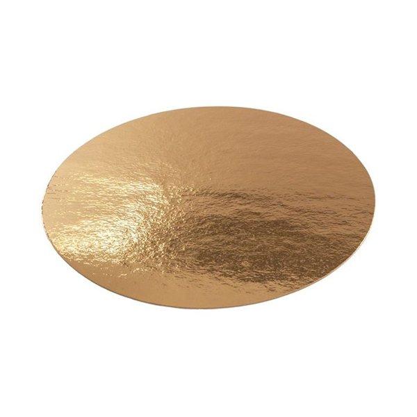 Подложка золото D 230 мм ( Толщина 0,8 мм )*100 шт/упак - фото 1 - id-p82483652