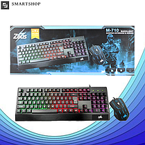 Клавиатура Zeus Keyboard M710 с подсветкой + Мышка (Игровая)