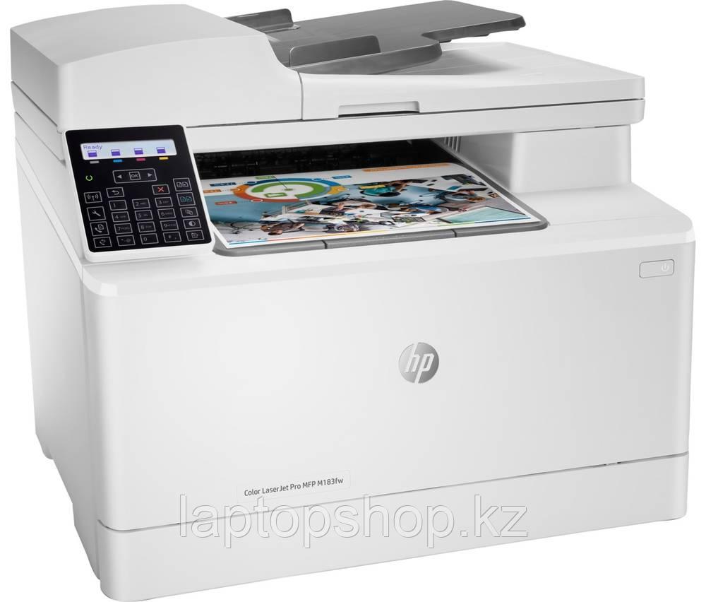 Многофункциональное устройство HP 7KW56A, HP Color LaserJet Pro MFP M183fw (A4) Printer/Scanner/Copier/Fax/AD