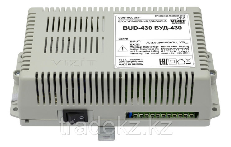 VIZIT БУД-430S блок управления и питания домофона, фото 2