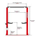 Подъемник Launch 4 т TLT 240с верхней синхронизацией, фото 3