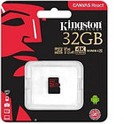 Карта памяти Kingston 32GB microSDHC Canvas React 100R/70W U3 UHS-I V30 A1 No Adapter
