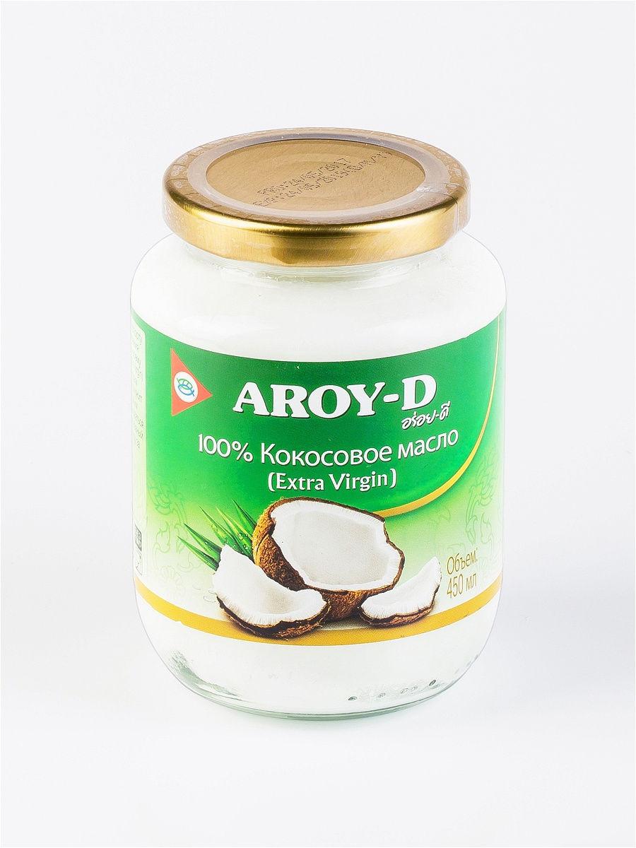 Масло кокосовое(Extra virgin) . AROY-D,450 мл