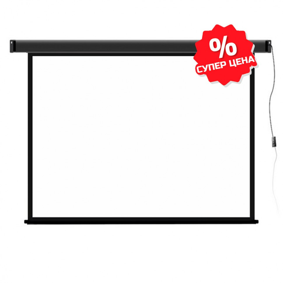 Экран моторизированный Deluxe DLS-E203х153 (80"х60"), Ø - 100"