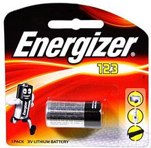 Элемент питания Energizer 123 Lithium - 1 штука в блистере