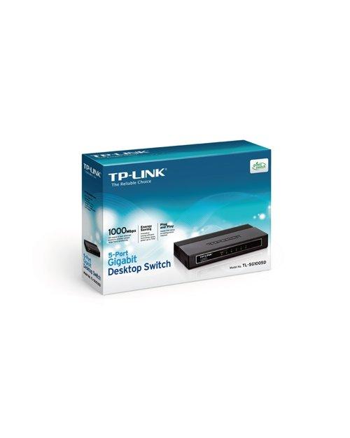 Коммутатор 5-портовый TP-Link TL-SG1005D