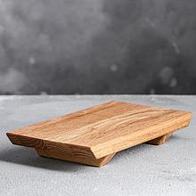 Доска для суши, 21 х 12 х 3 см, массив дуба