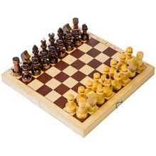 Игра настольная Шахматы, Орловские шахматы, походные деревянные, с доской