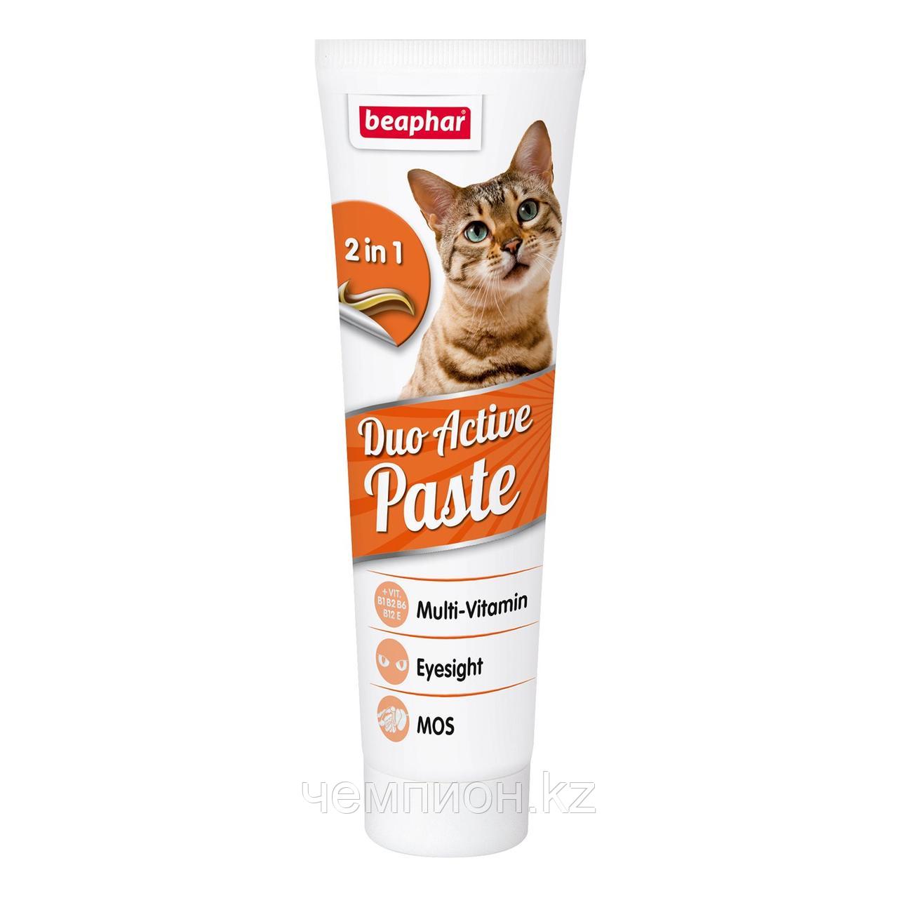 Beaphar *Duo Active Paste*, паста для кошек мультивитаминная, 100г