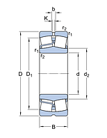 22207 E/C3 подшипник SKF