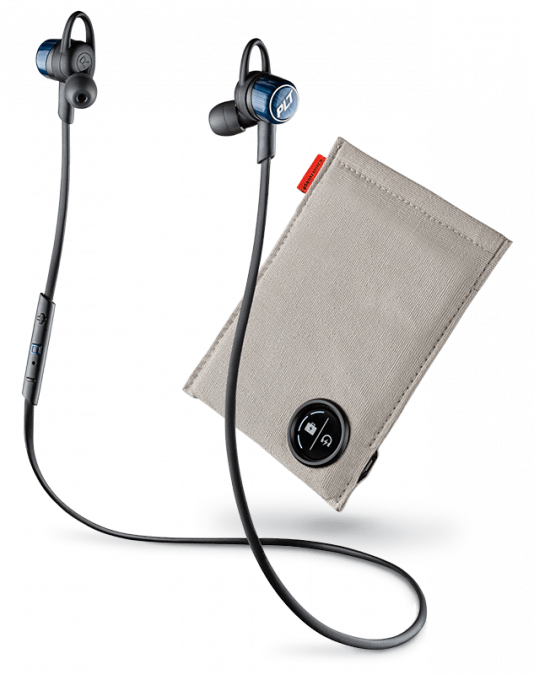Наушники-вкладыши беспроводные Plantronics BACKBEAT GO 3+CHARGE CASE синий
