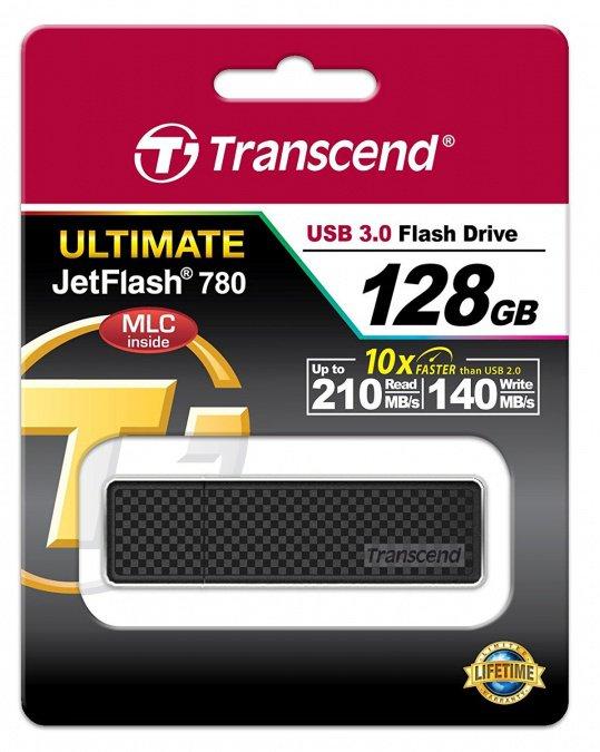 USB Флеш 128GB 3.0 Transcend TS128GJF780 черный