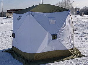 Зимняя палатка куб Следопыт "PREMIUM" 2,1*2,1 м