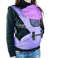 Рюкзак-кенгуру для переноски детей, цвет фиолетовый, фото 1