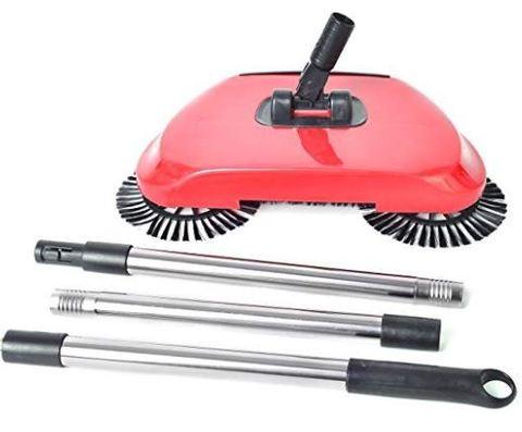 Веник автоматический с тремя щётками для уборки Magic Sweeper (Красный) - фото 7 - id-p82590218