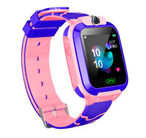 Умные часы детские водонепроницаемые с трекером, камерой и сенсорным экраном Smart Watch Q528 (Розовый) - фото 1 - id-p82590231
