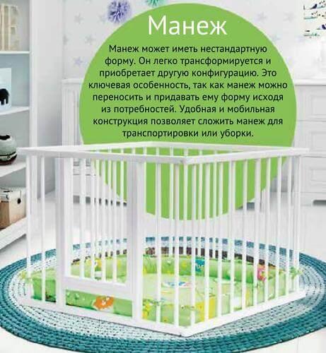 Дополнительные секции к манежу Bambini МД.01.10 Белый 4 шт/уп