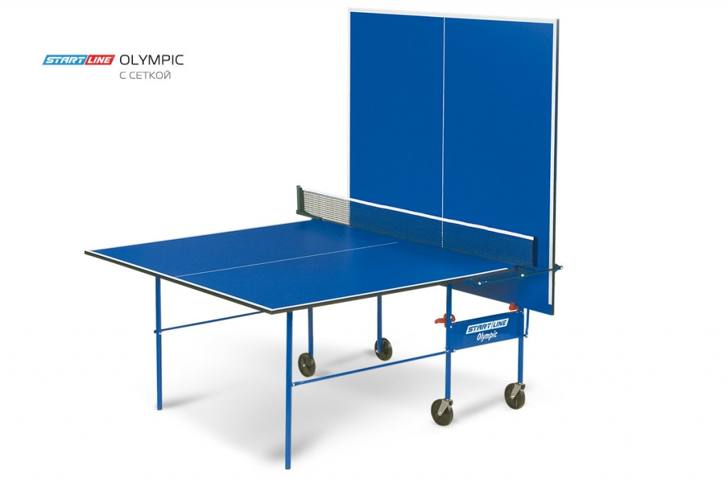 Теннисный стол Start Line Olympic с сеткой - фото 2 - id-p5537659