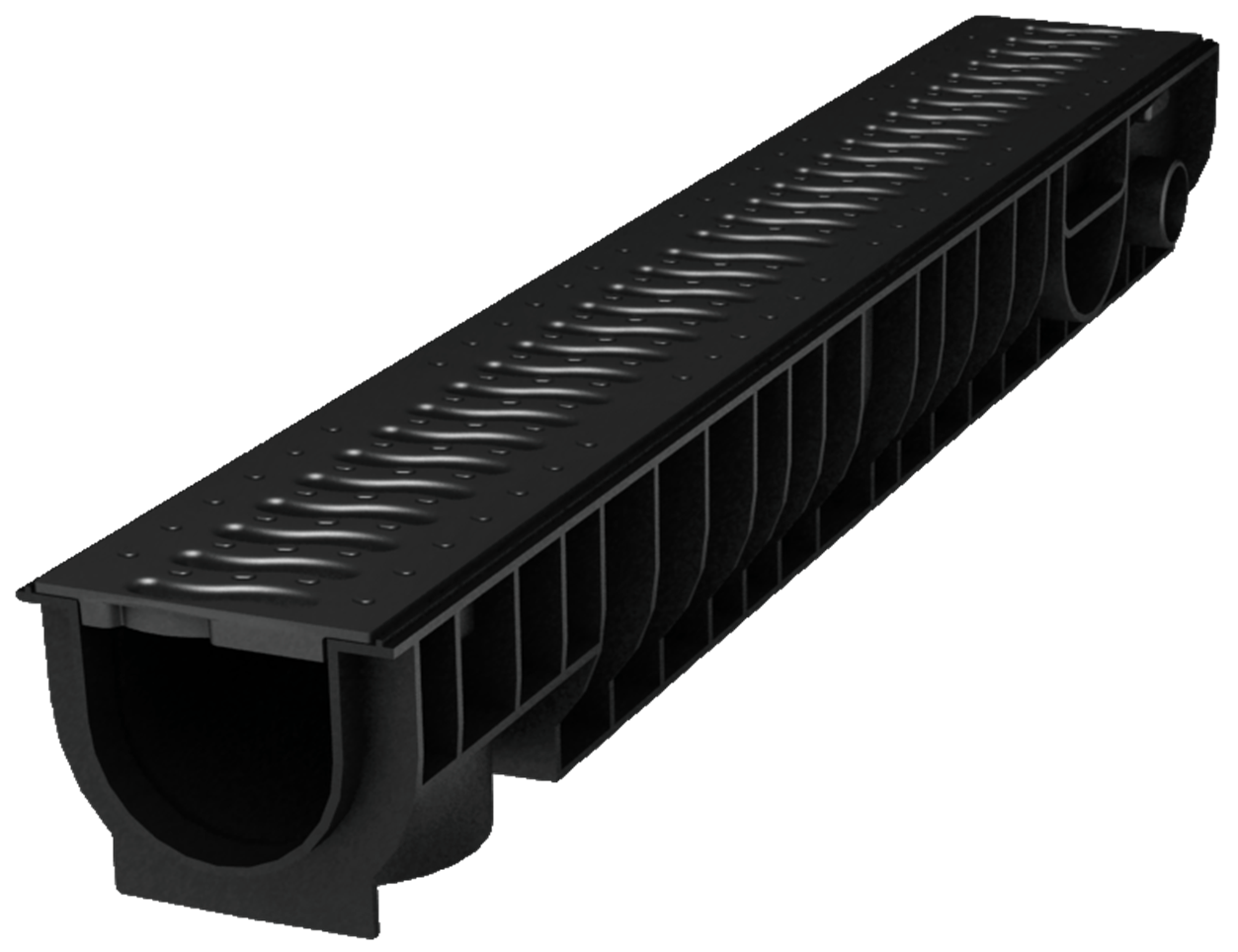 Лоток Ecoteck STANDART 100.95 h99 с решеткой пластиковой, кл.А15