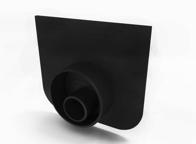 Заглушка для лотков пластиковых Стандарт 200 (черный) - фото 1 - id-p82598700