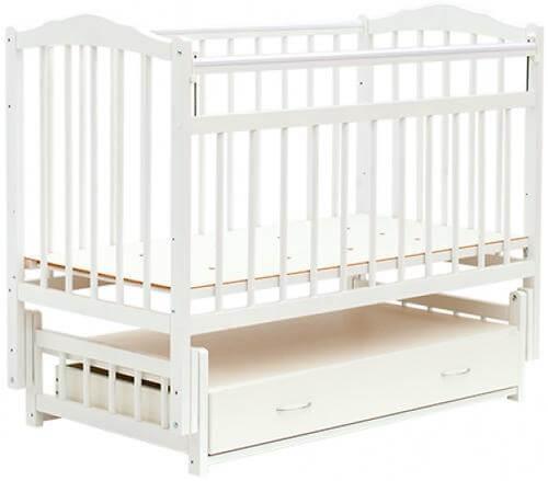 Кровать детская Bambini Классик M 01.10.10 Белый