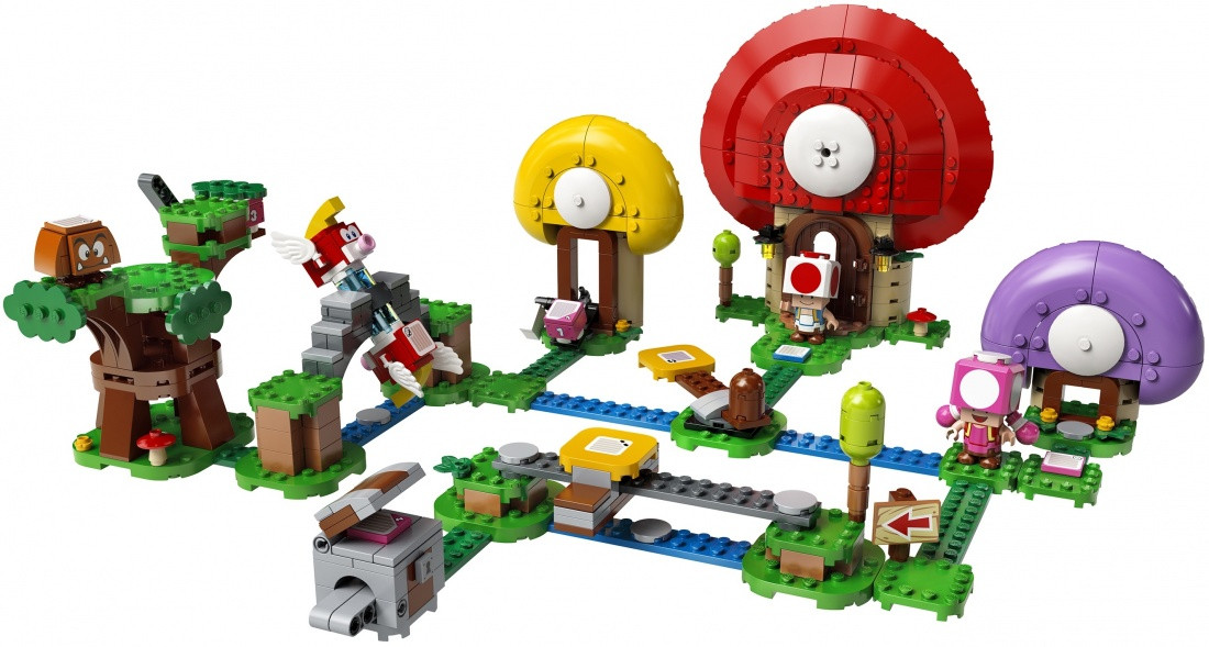 71368 Lego Super Mario Погоня за сокровищами Тоада. Дополнительный набор, Лего Супер Марио - фото 4 - id-p82597632