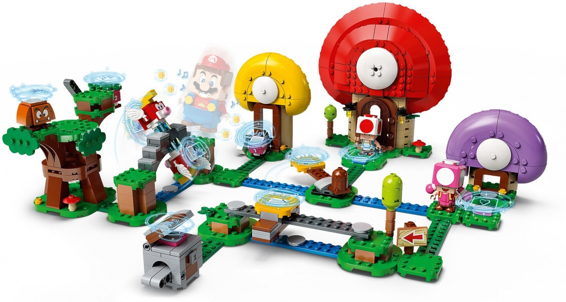 71368 Lego Super Mario Погоня за сокровищами Тоада. Дополнительный набор, Лего Супер Марио - фото 5 - id-p82597632
