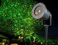 УЛИЧНЫЙ ДЕКОРАТИВНЫЙ ЛАЗЕРНЫЙ ПРОЕКТОР LASER LIGHT OUTDOOR SNOW FLAKE LIGHT