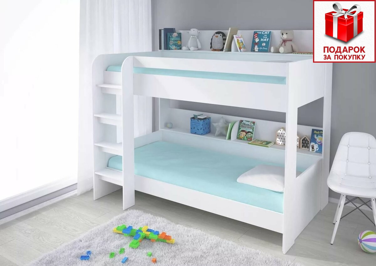 Двухъярусная кровать Polini Simple 5000 Белая
