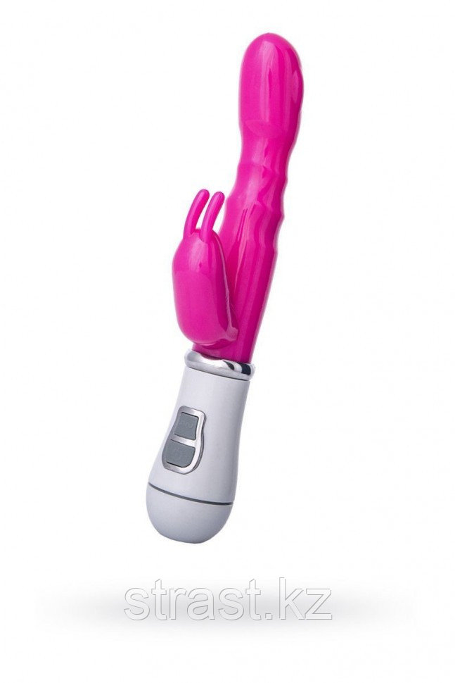 ВИБРАТОР С КЛИТОРАЛЬНЫМ СТИМУЛЯТОРОМ TOYFA A-TOYS , TPE, РОЗОВЫЙ, 20 СМ арт. 761022