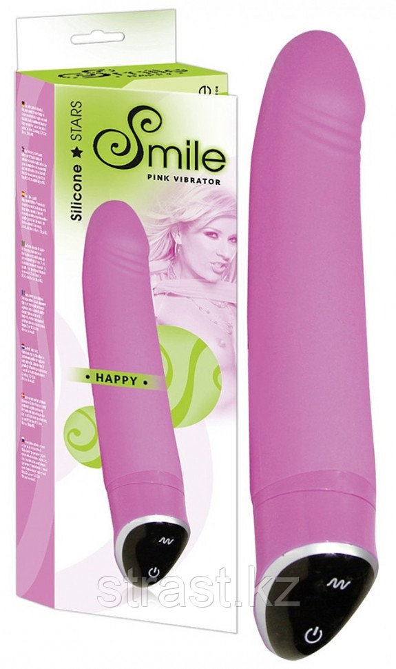 SMILE Вибратор Happy розовый