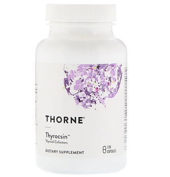 Thorne Research, Thyrocsin, кофакторы для щитовидной железы, 120 капсул
