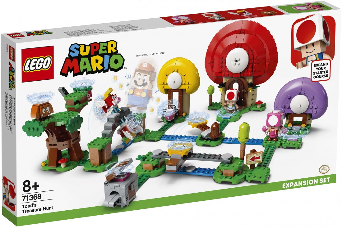 71368 Lego Super Mario Погоня за сокровищами Тоада. Дополнительный набор, Лего Супер Марио