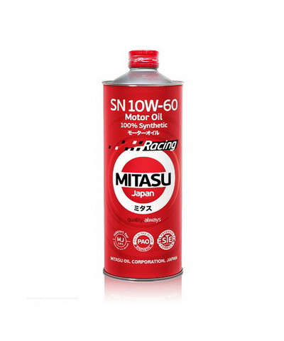 MITASU RACING MOTOR OIL SN 10W-60 1л