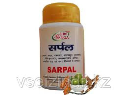 Сарпал , Шри Ганга (Sarpal, Shri Ganga), При бессоннице, гипертонии, головной боли. 100 табл.