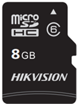 Флеш-накопитель Hikvision HS-TF-C1/8G Карта памяти HIKVISION, microSDHC, 8GB, Class10, более 300 циклов