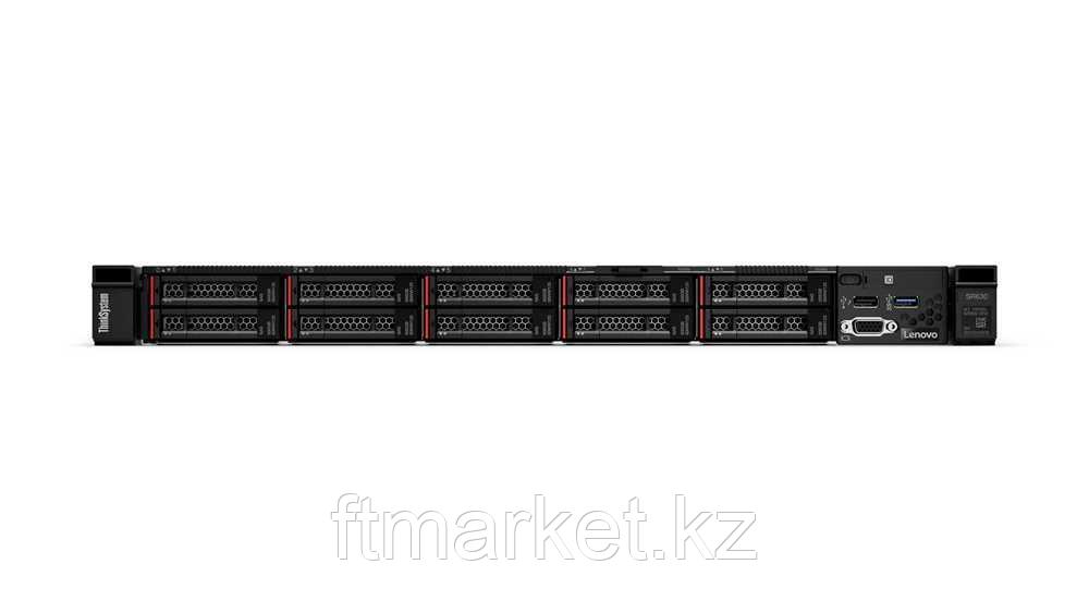 Сервер Lenovo SR630 Xeon Silver 4215R (8C 3.2GHz 11MB Cache/130W) 32GB 2933MHz (1x32GB, 2Rx4 RDIMM), O/B,