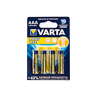 Батарейка VARTA Longlife Micro 1.5V - LR03/ AAA (4 шт) (4103)