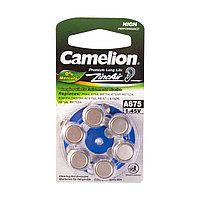 Батарейка CAMELION Zinc Air A675-BP6(0%Hg) 6 шт. в блистере