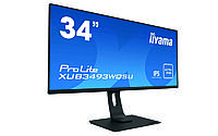 Монитор LCD 34'' 21:9 3440х1440 IPS, nonGLARE, 320cd/m2, H178°/V178°, 1000:1, 80М:1, 1,07B Color, 5ms, HDMIx3,