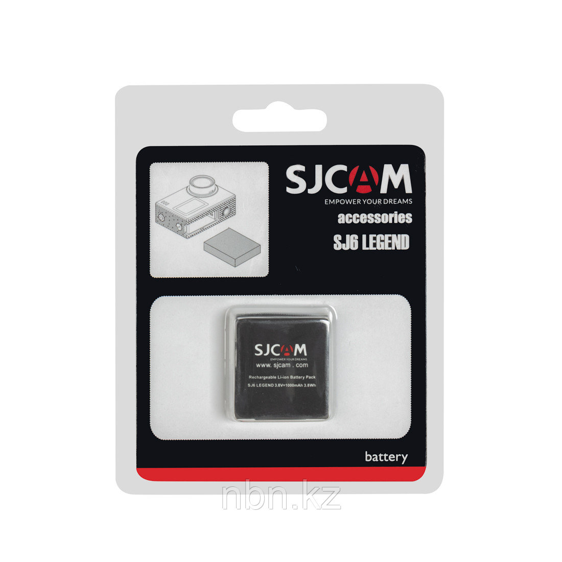 Аккумулятор для экш-камер SJCAM SJ6 LEGEND - фото 1 - id-p82622614