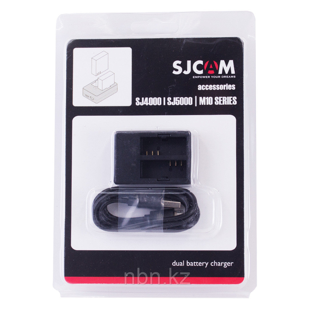 Зарядное устройство SJCAM SJ300 для 2-х аккумуляторов SJ4000 - фото 3 - id-p82623170