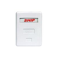 Телекоммуникациялық қабырғалық розетка 1 Модуль SHIP A184-1