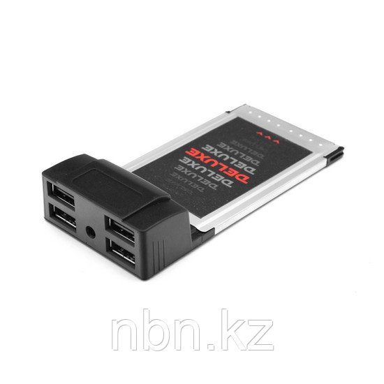 Адаптер Deluxe DLA-UH4 PCMCI Cardbus на USB HUB 4 Порта - фото 1 - id-p82622564