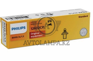 Philips 12602 Bax 8.3s/1.5 blue 12V 2W